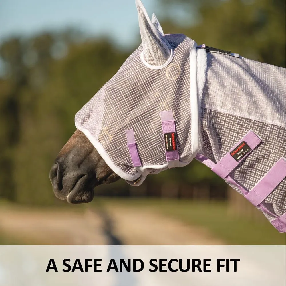 Schneiders Ripstop Nylon Mesh II Fly Masks | Ultimate Comfort & Protection | 300D Breathable Material | 40% UV Protection | Ideal for Hot Climates