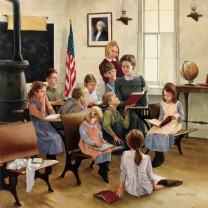 School Days 15x15 Signed and Numbered Edition Print