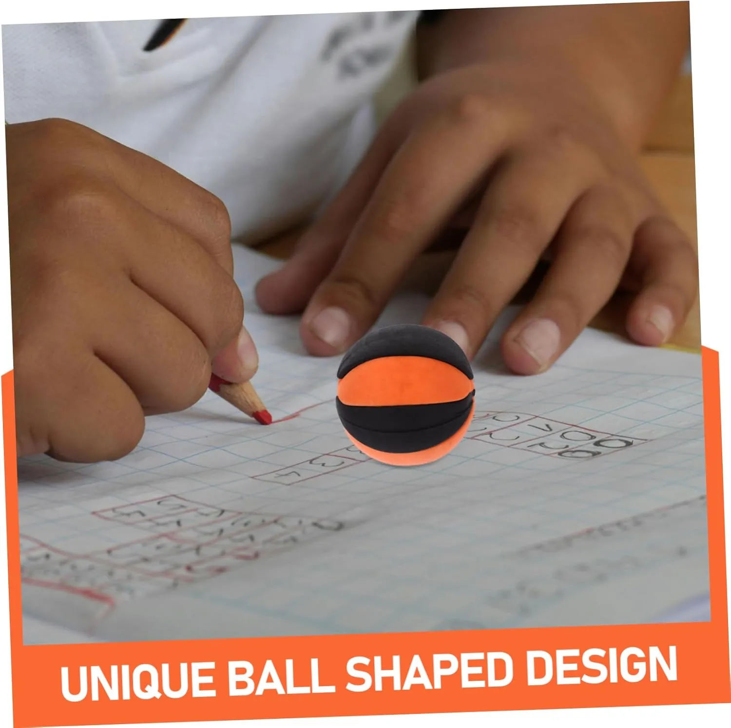 School Stationery Set 25pcs Eraser Children Cartoon Erasers Light Weight Football Toy