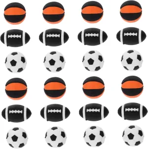School Stationery Set 25pcs Eraser Children Cartoon Erasers Light Weight Football Toy