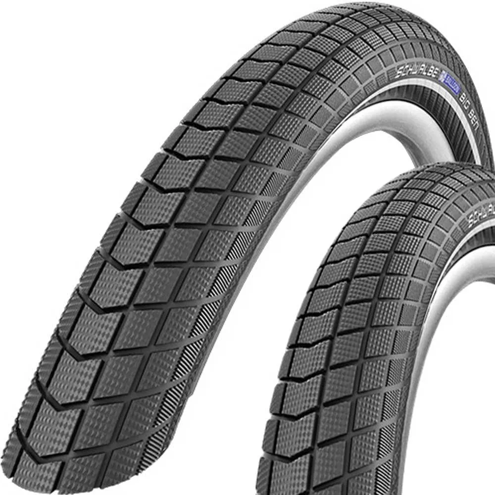 Schwalbe Big Ben Reflex 11100567 Bicycle Tyres 28 x 2.00 Black