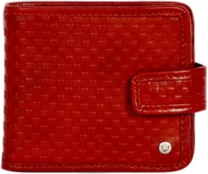 Scully Accessories Brown Ranchero Leather Tab Hipster Weave Wallet