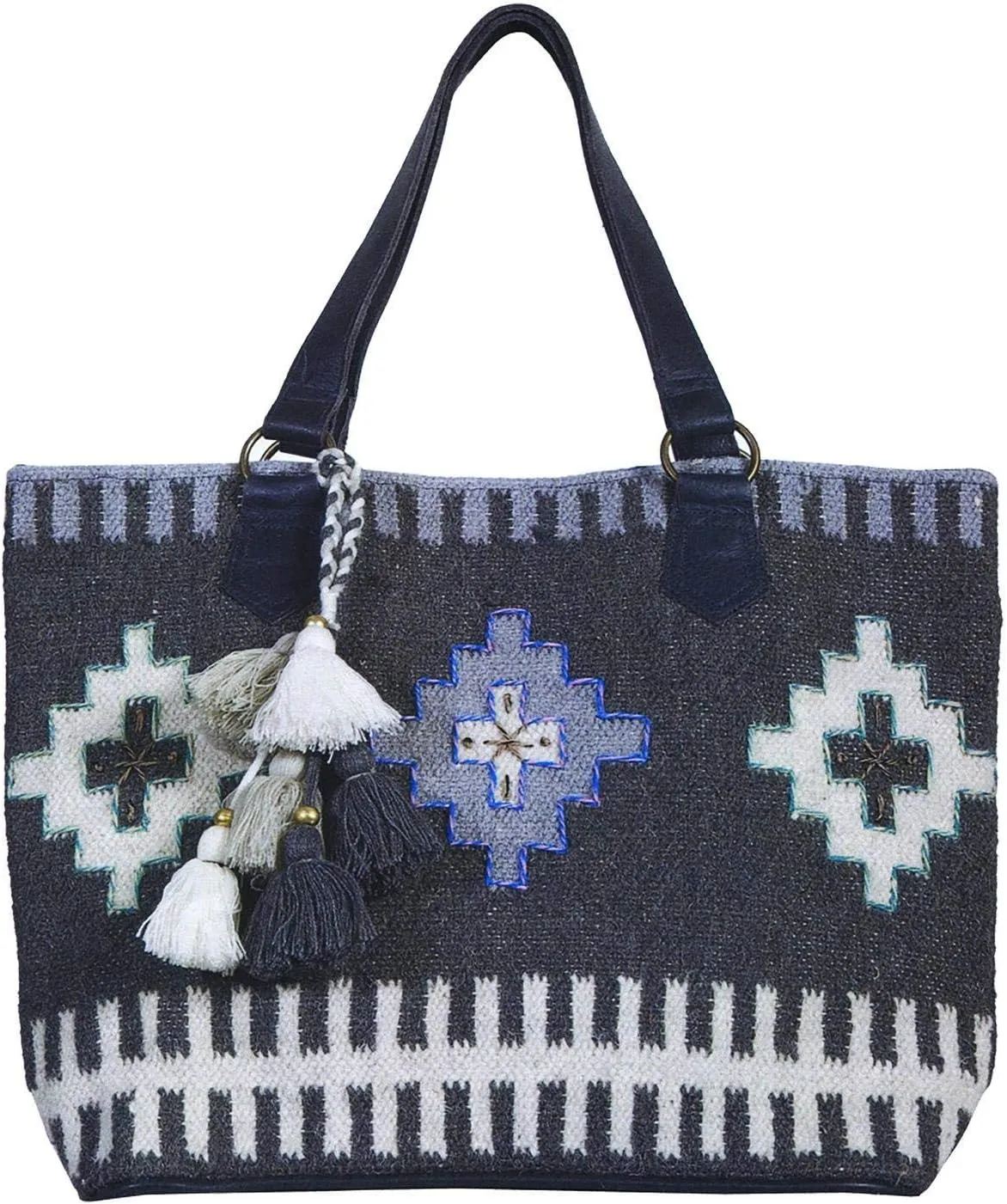 Scully Women's Southwestern Woven Handbag - B307