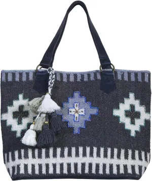 Scully Women's Southwestern Woven Handbag - B307