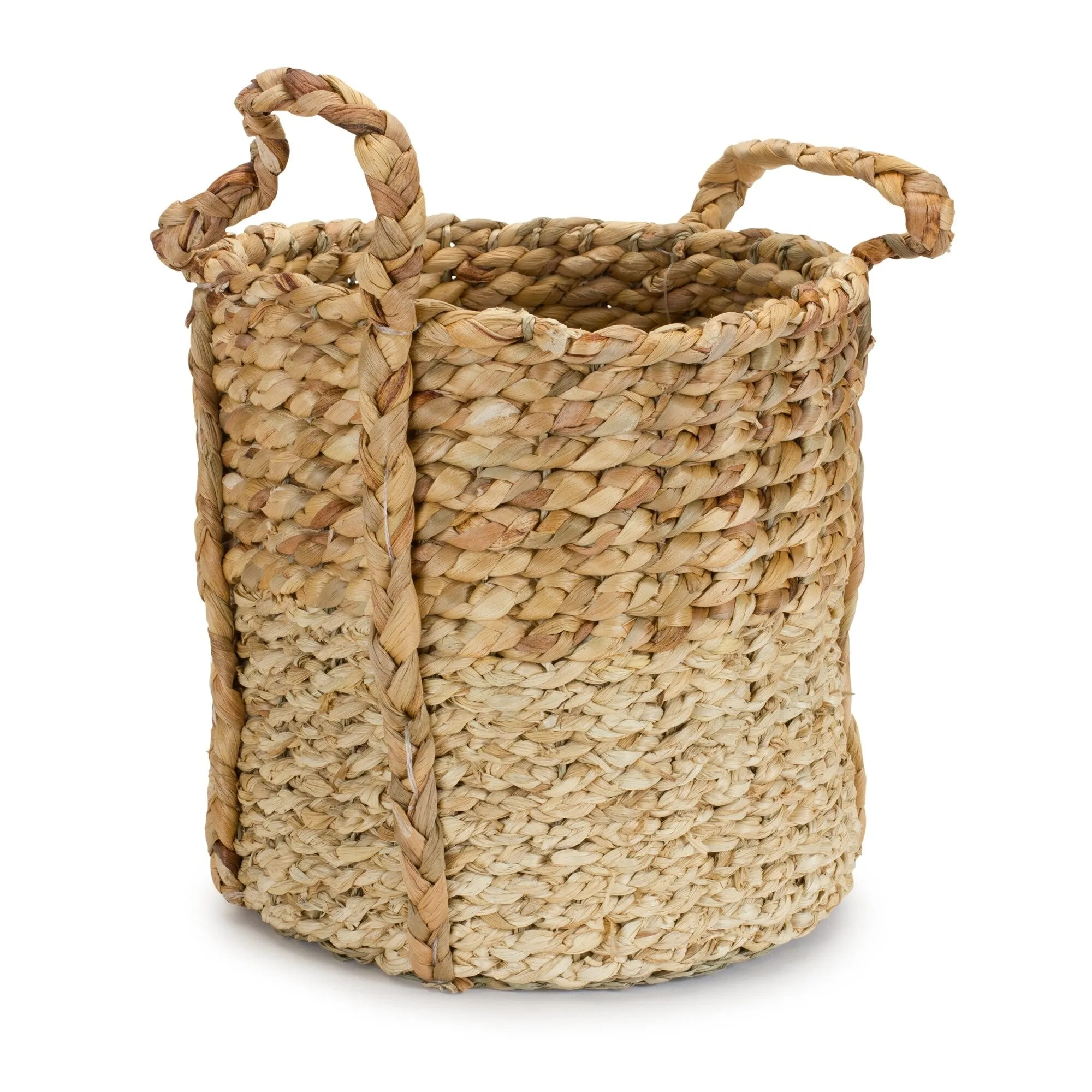 Seagrass Storage Baskets with Handles - 10.5" - Set of 2