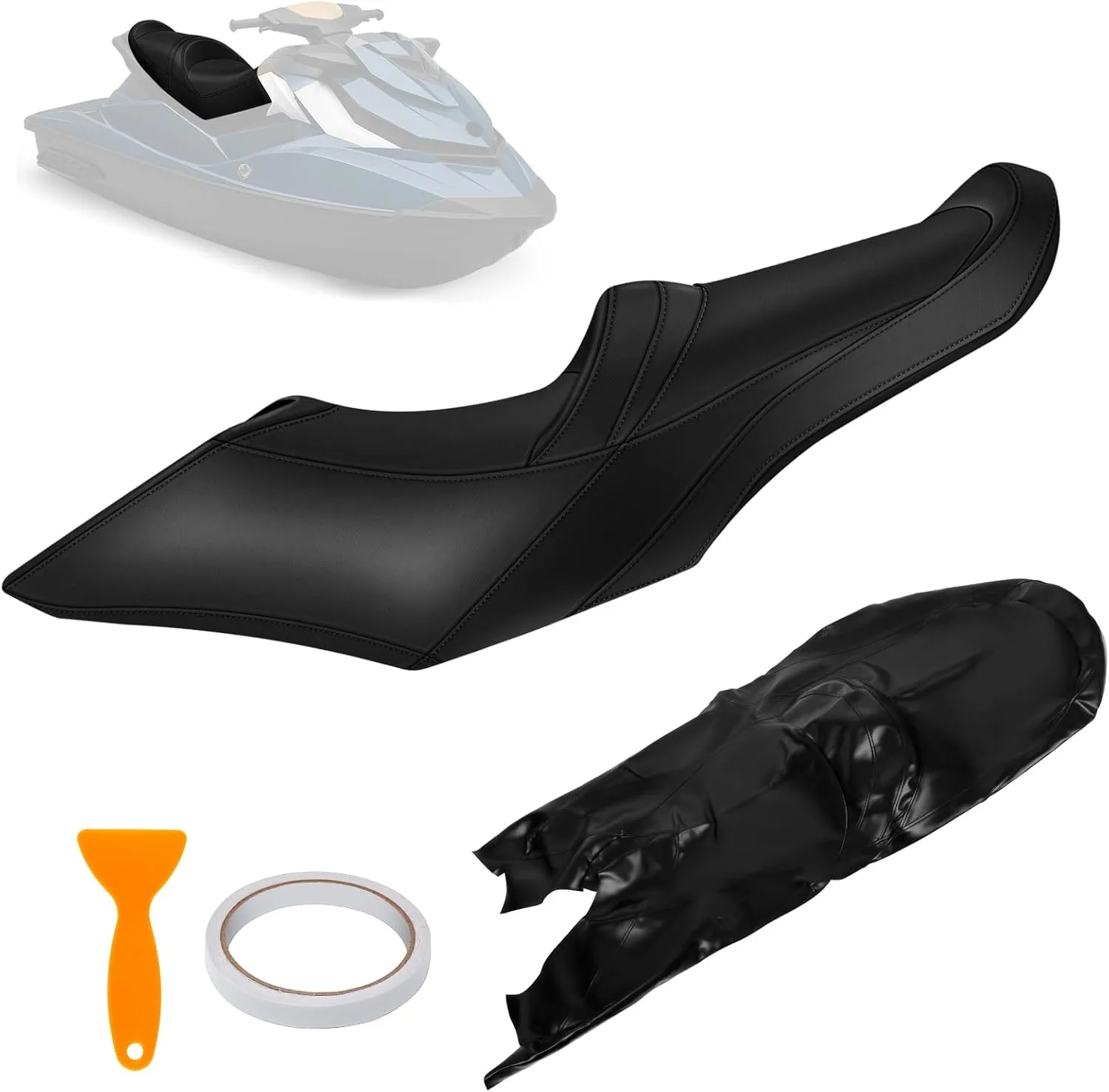 Seat Cover Replacement for SeaDoo 2011-2018 GTI SE / 2012-2018 GTR 215/230 / 2011-2018 GTI Limited 155