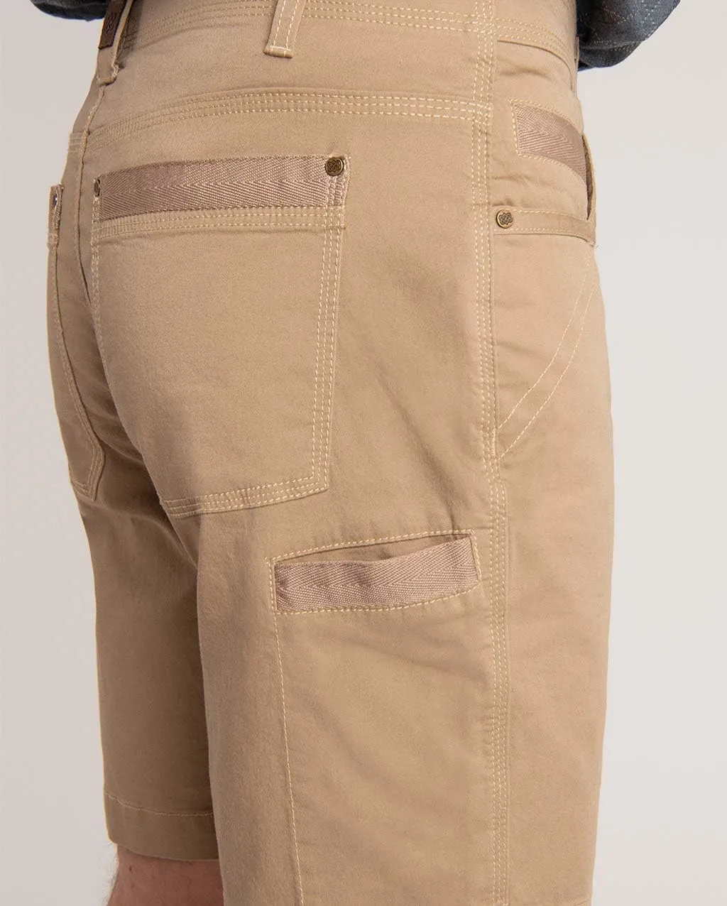 SHERPA ADVENTURE GEAR Men's Guide Short - Reinforced Hiking Short, Chai Tea