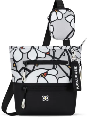 Sherpani Sadie, Nylon Crossbody Bag, Lightweight Shoulder Bag, Travel Cross Body Purse, Crossbody Bags for Women, RFID Protection, Removable Coin Purse, Travel Gift for Mothers Day 2025 (Magnolia)