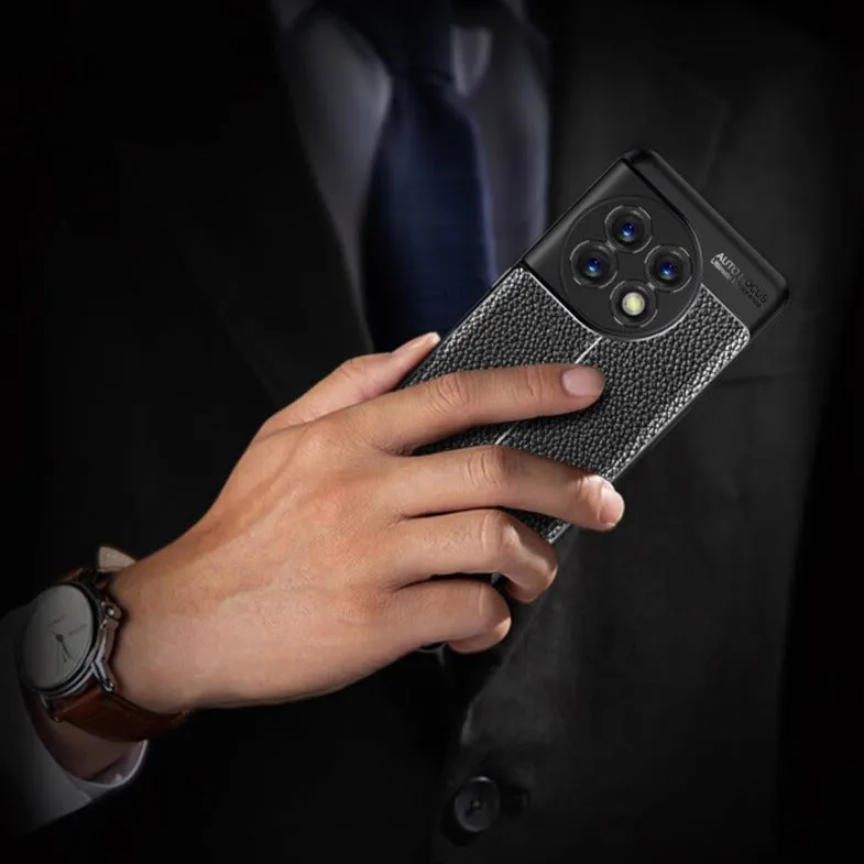 Shockproof Leather Texture Soft Silicone OnePlus Case