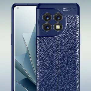 Shockproof Leather Texture Soft Silicone OnePlus Case