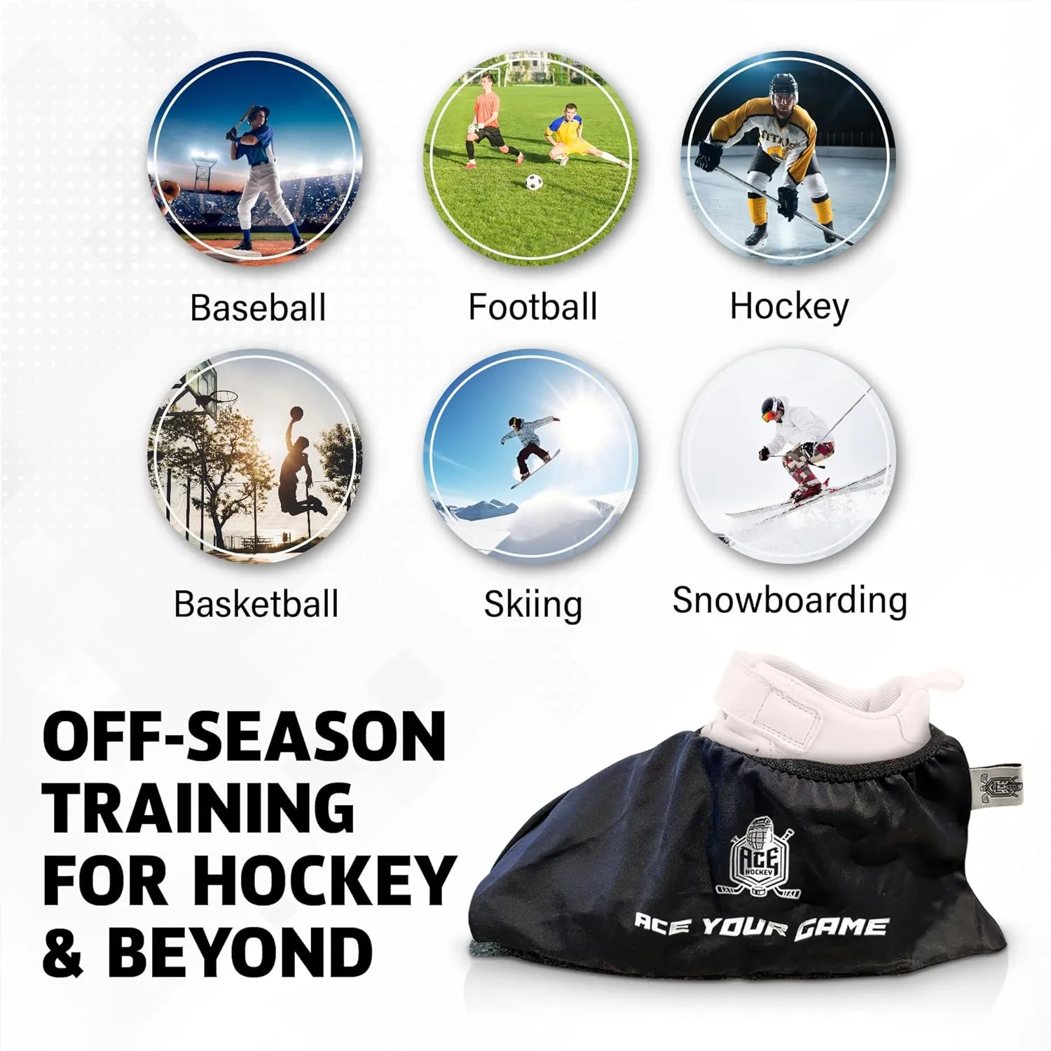 Slide Board Booties for Smooth Gliding (Reusable, Washable) - Compatible with All Fitness/Hockey Slideboards - Slip-Over-Shoe Design - One Size Fits All