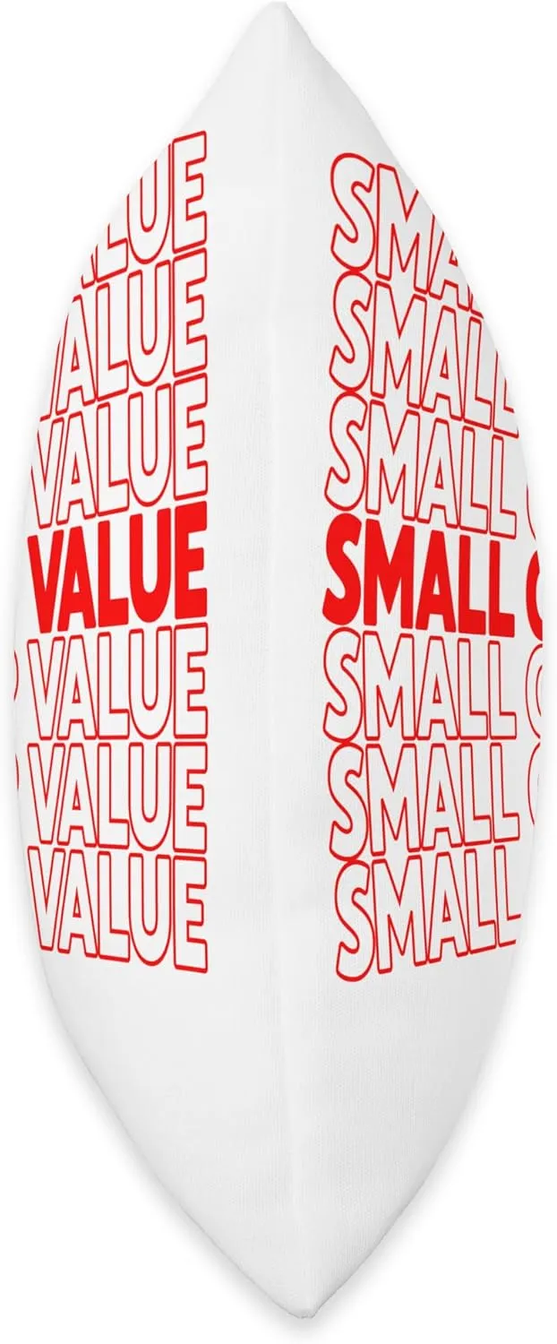 Small Cap Value Grocery Bag Factor Investing Stocks Throw Pillow