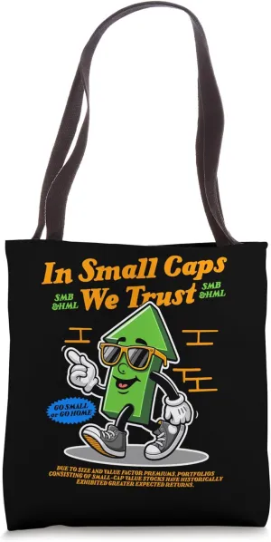 Small Cap Value Investor Stock Market Enthusiast Finance Tote Bag