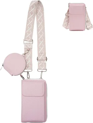 Small Crossbody Bags for Women Trendy Vegan Leather Cell Phone Purse Wallet Bag Handbag with Coin Purse &Card Slots