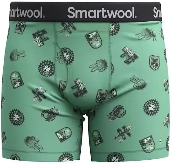 Smartwool Men's Merino Print Boxer Brief Boxed
