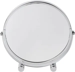SOIMISS 360Degree Double Sided Swivel Mirror High Definition Magnification Portable Makeup Mirror with Antiskid Base for Bathroom Vanity Travel Use