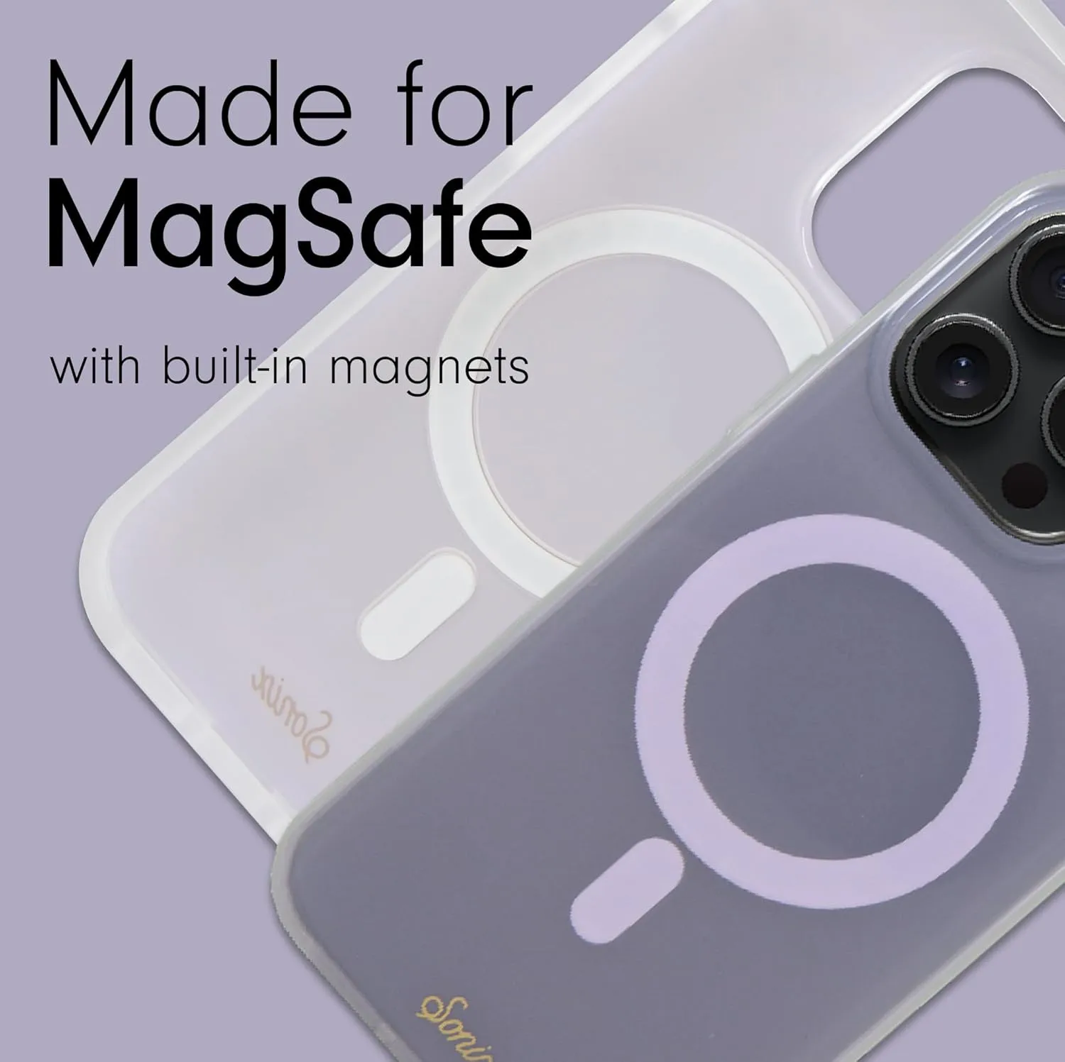 Sonix Case for iPhone 14 Pro | Compatible with Magsafe | 10ft Drop Tested | Jelly Lavender