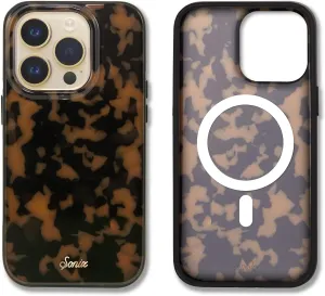 Sonix Case for iPhone 14 Pro | Compatible with MagSafe | 10ft Drop Tested | Tortoiseshell | Brown Tort