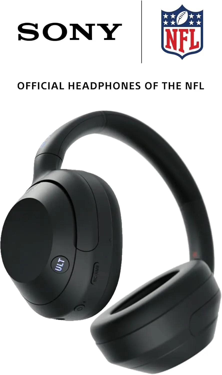 Sony ULT WEAR Over-Ear Noise Cancelling Bluetooth Headphones with Alexa Built-in, Comfortable Design, 30-Hour Battery, Massive Bass, Black