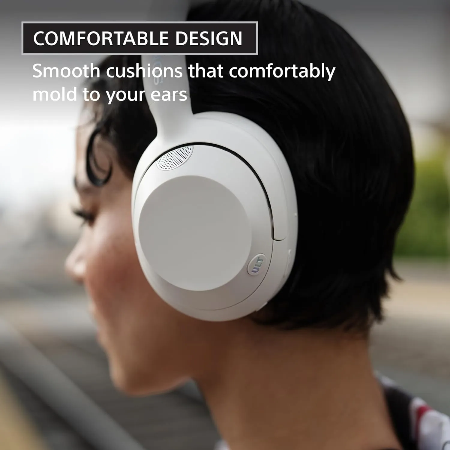 Sony ULT WEAR Over-Ear Noise Cancelling Bluetooth Headphones with Alexa Built-in, Comfortable Design, 30-Hour Battery, Massive Bass, Black