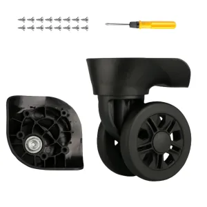 SOTHMALL Spinner Luggage Replacement Wheels Travel Suitcase Carry On Luggage Spinner Wheels，Mute Connected Spinner Wheels ，DIY Replacement Left and Right Caster with Screws and Tool (2)