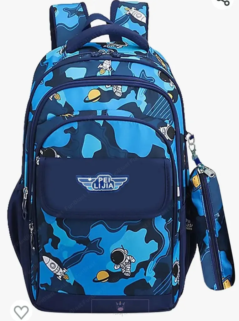 Space Theme Large Capacity Backpack for School And College Students
