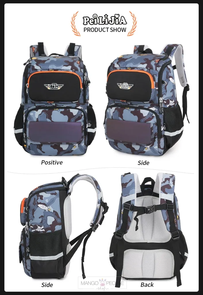 Space Theme Large Capacity Backpack for School And College Students