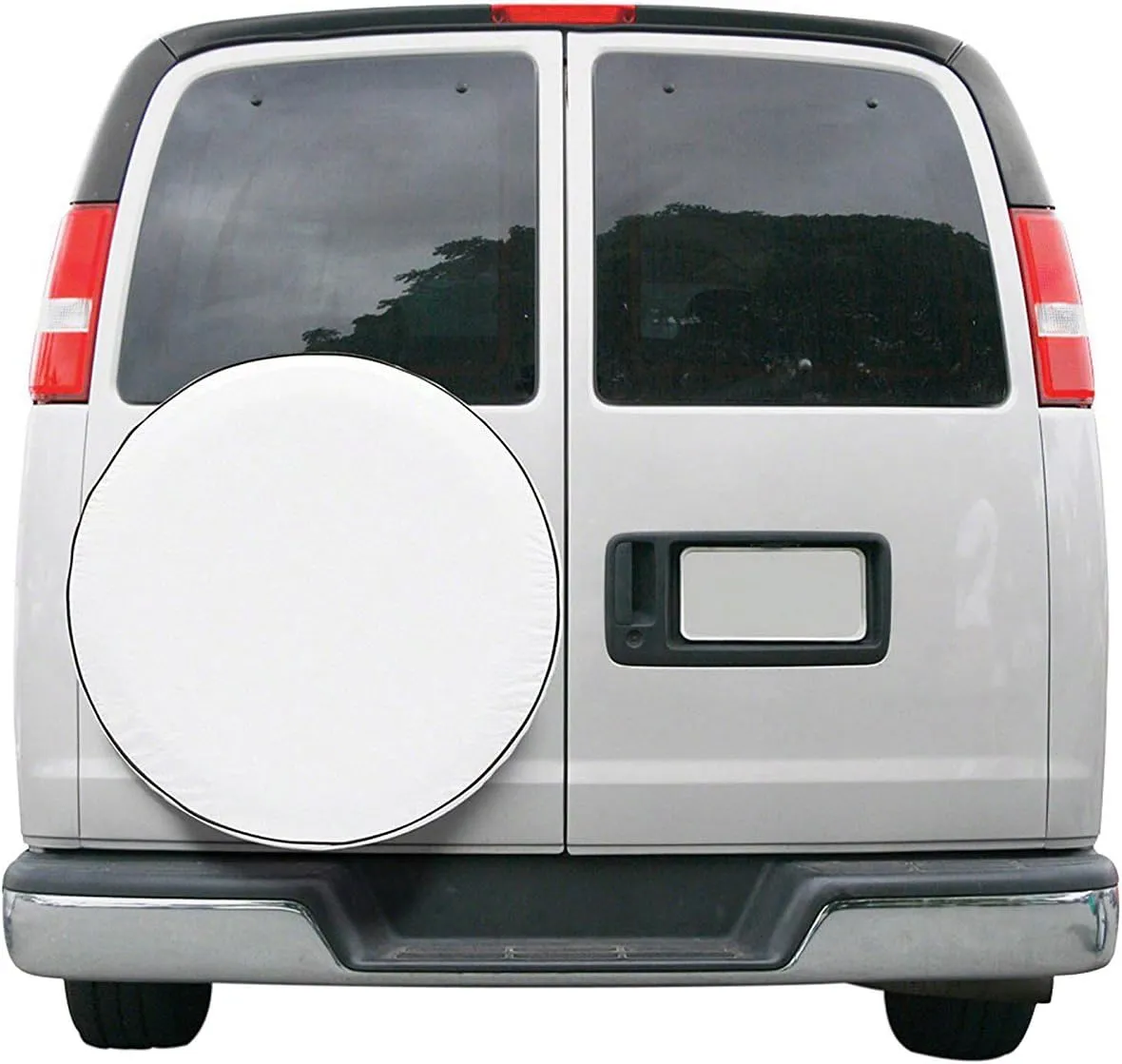 Spare Tire Covers 16 inch PVC Leather White Wheel Tire Cover Rim Protector for RV Jeep Toyota RAV4 Honda CRV All Cars (16" for Diameter 29"-31")