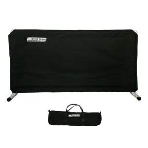 Speedy Screen Crime Scene Barrier | 72" Portable Privacy Screen for Crowds and Perimeter | 90-Second Rapid Depolyment Barricade | No Tools Required | Carrying Bag Included