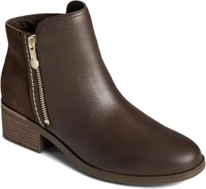 Sperry Mens Shoes Women's Seaport Storm Ankle Boot, Brown, 8.5