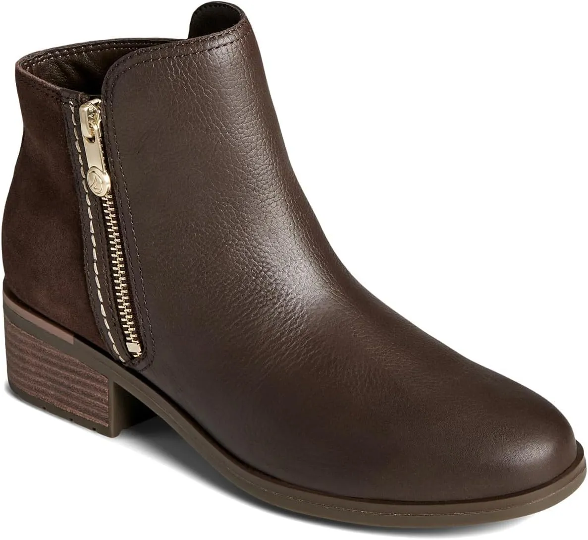 Sperry Mens Shoes Women's Seaport Storm Ankle Boot, Brown, 8.5