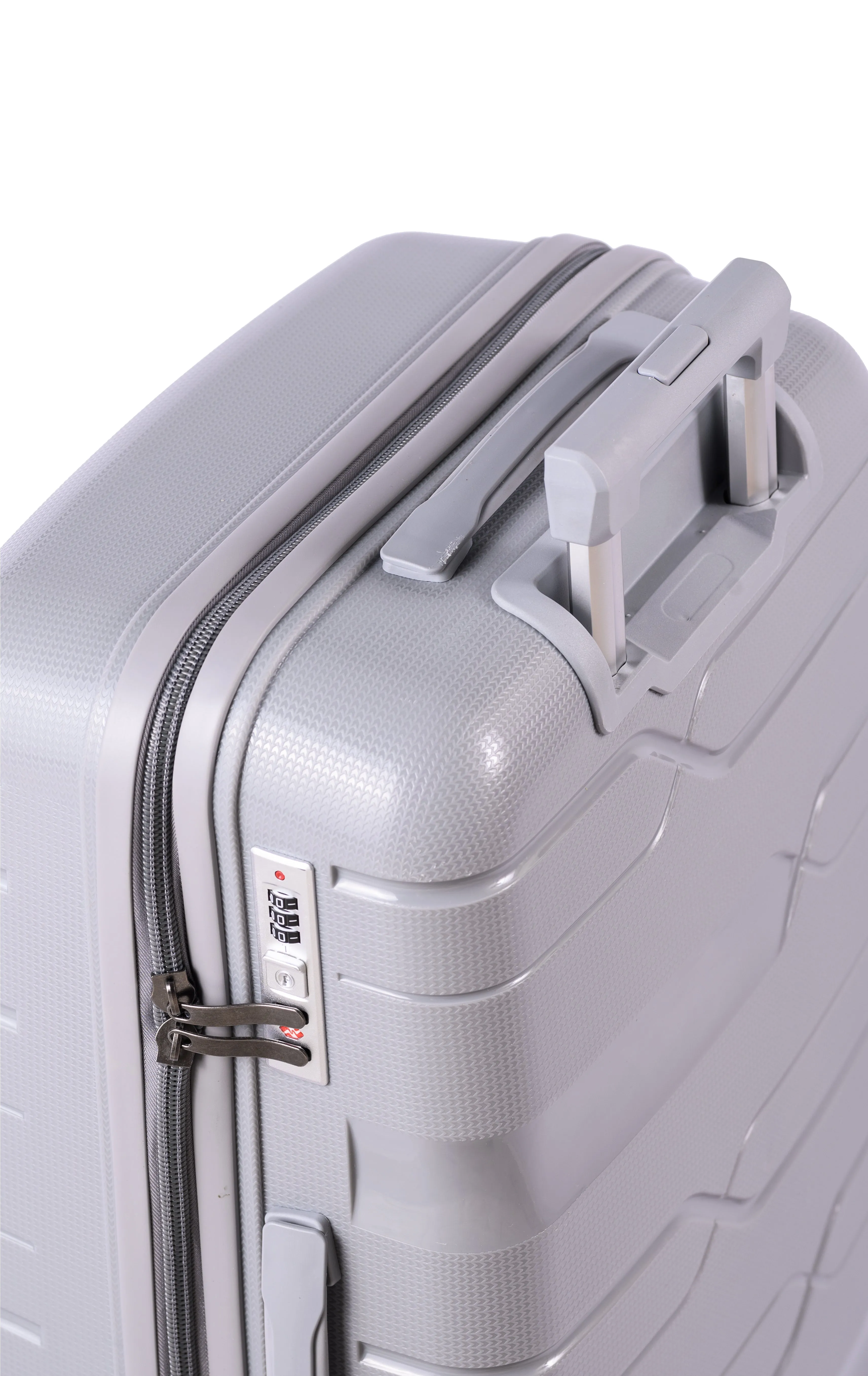 SPHINX - Complete Luggage Set 5 Piece -UNBREAKABLE PP(Silver)