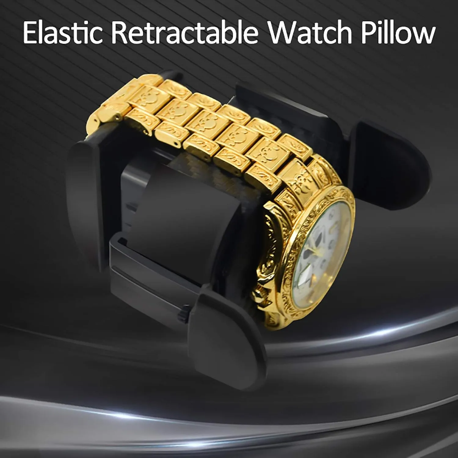 Spinner winding box Watch Winders - Plug-in/Battery Style Vertical Watch Shaker Automatic Mechanical Watch Winding Box Quiet Watch Storage Case with Light-sensitive LED Light Quiet and well operated