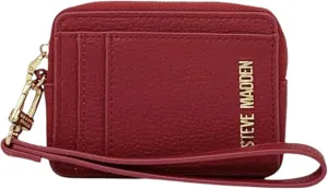 Steve Madden Bpipper Zip Around Card Case Wristlet