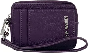 Steve Madden Bpipper Zip Around Card Case Wristlet