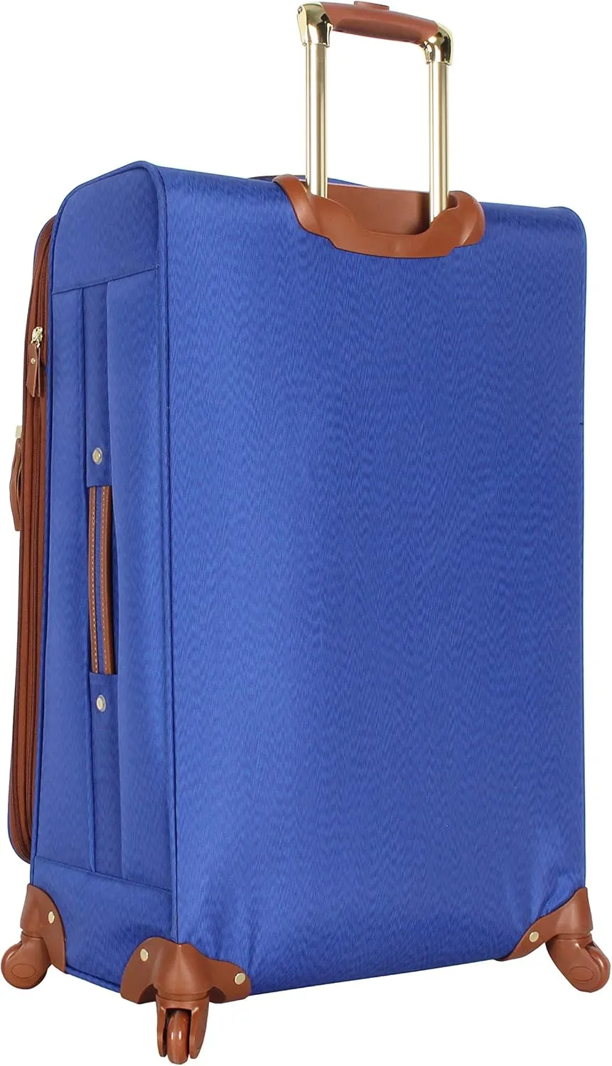 Steve Madden Designer-Gepckkollektion 4-teiliges Softside-Koffer-Set Reise-Set enthlt eine Tragetasche, 50,8 cm Handgepck, 61 cm und 71,1 cm Karierte Koffer