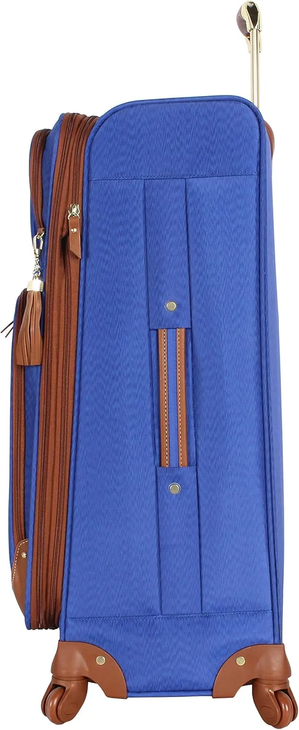Steve Madden Designer-Gepckkollektion 4-teiliges Softside-Koffer-Set Reise-Set enthlt eine Tragetasche, 50,8 cm Handgepck, 61 cm und 71,1 cm Karierte Koffer