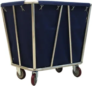 Storage Hand Trucks,Kitchen Movable Trolleys, Commercial Laundry Sorter Cart,Hotel Laundry Room Cleaning Organizer with Movable Bag