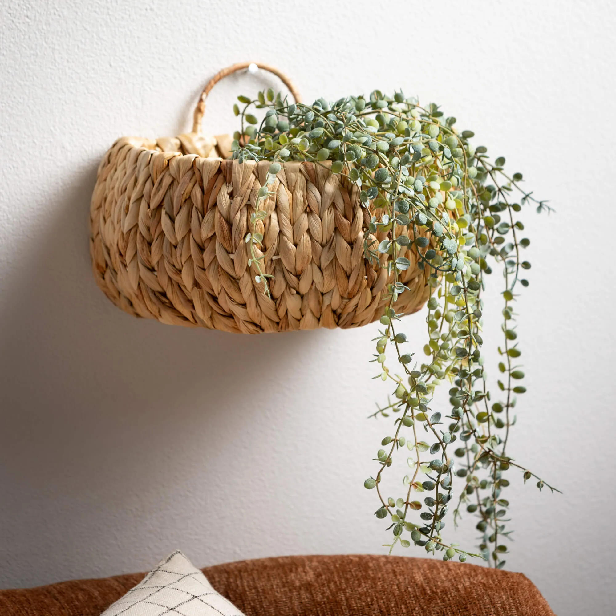Sullivans 7" & 6" Natural Wall Basket Set of 2