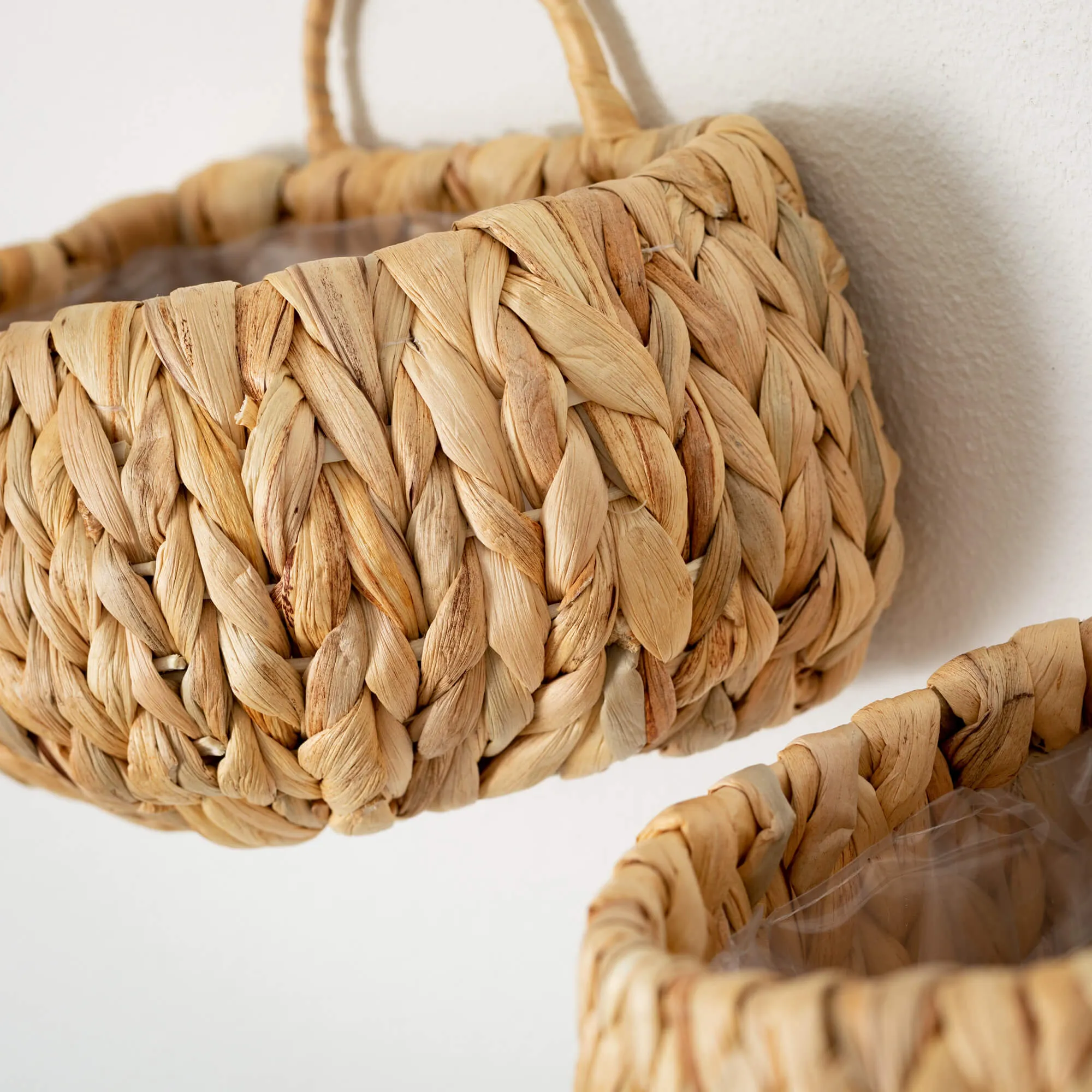 Sullivans 7" & 6" Natural Wall Basket Set of 2