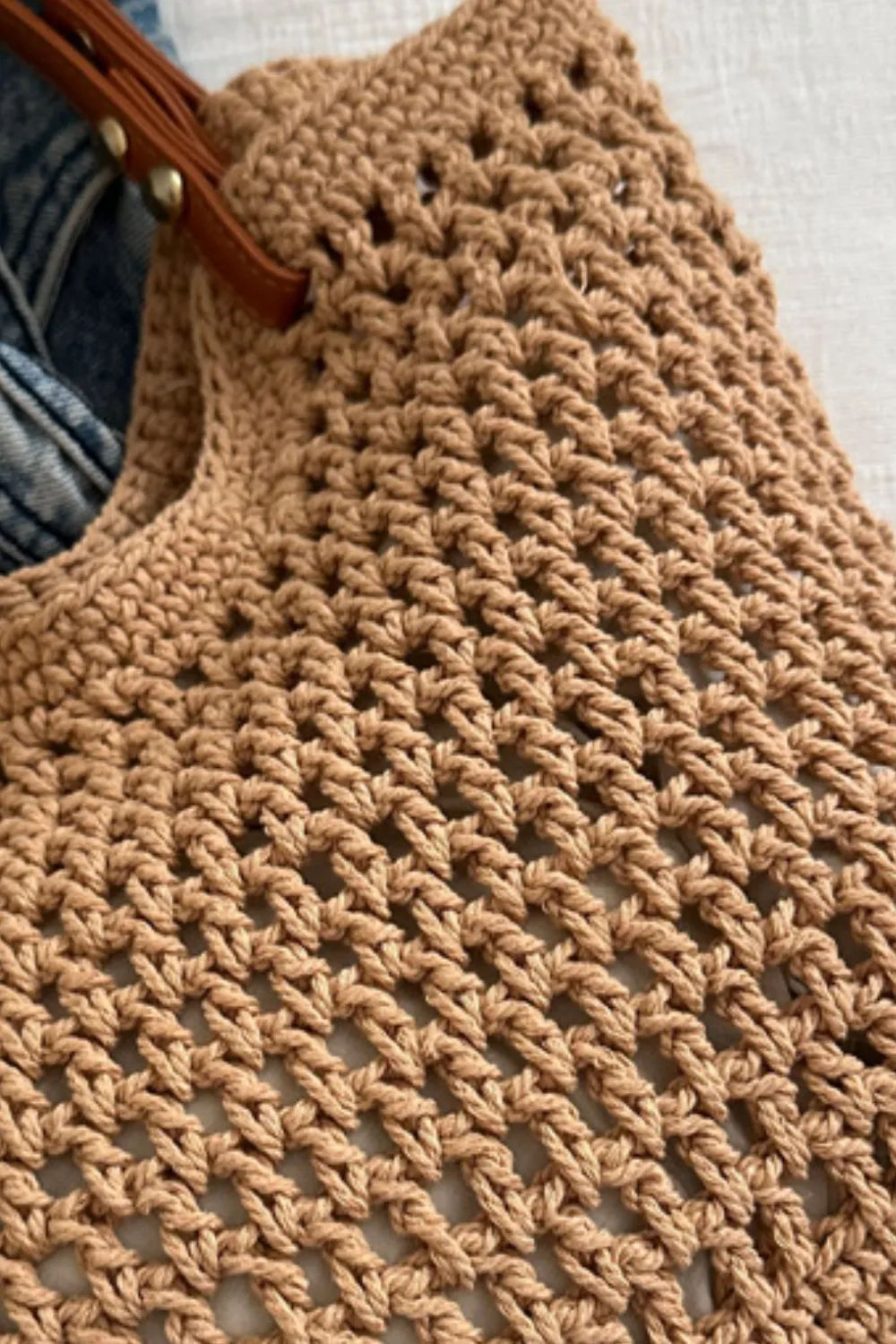 Summer Breeze Woven Tote