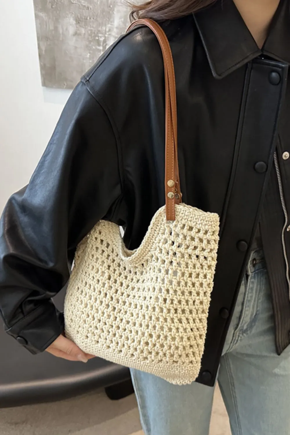 Summer Breeze Woven Tote