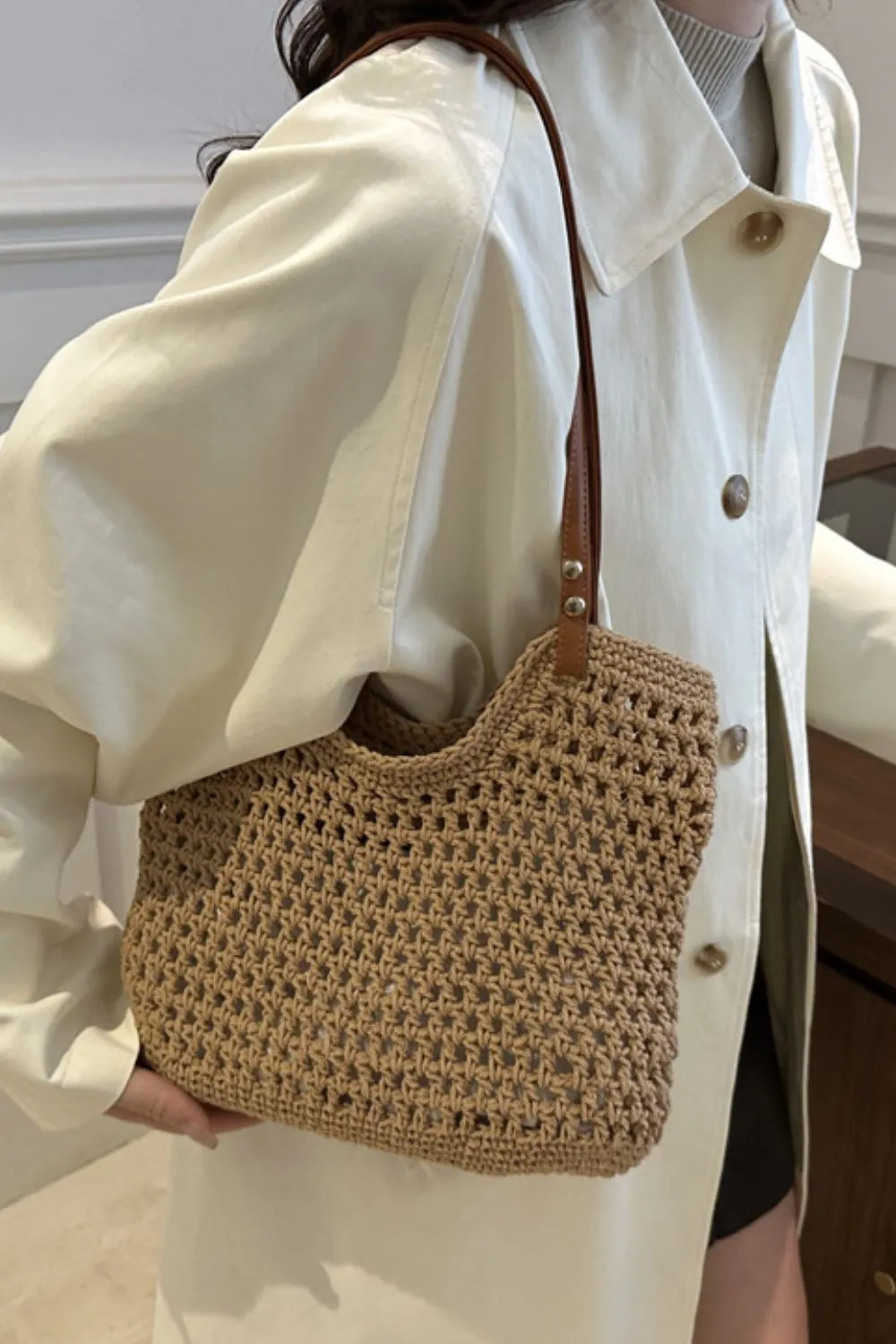 Summer Breeze Woven Tote