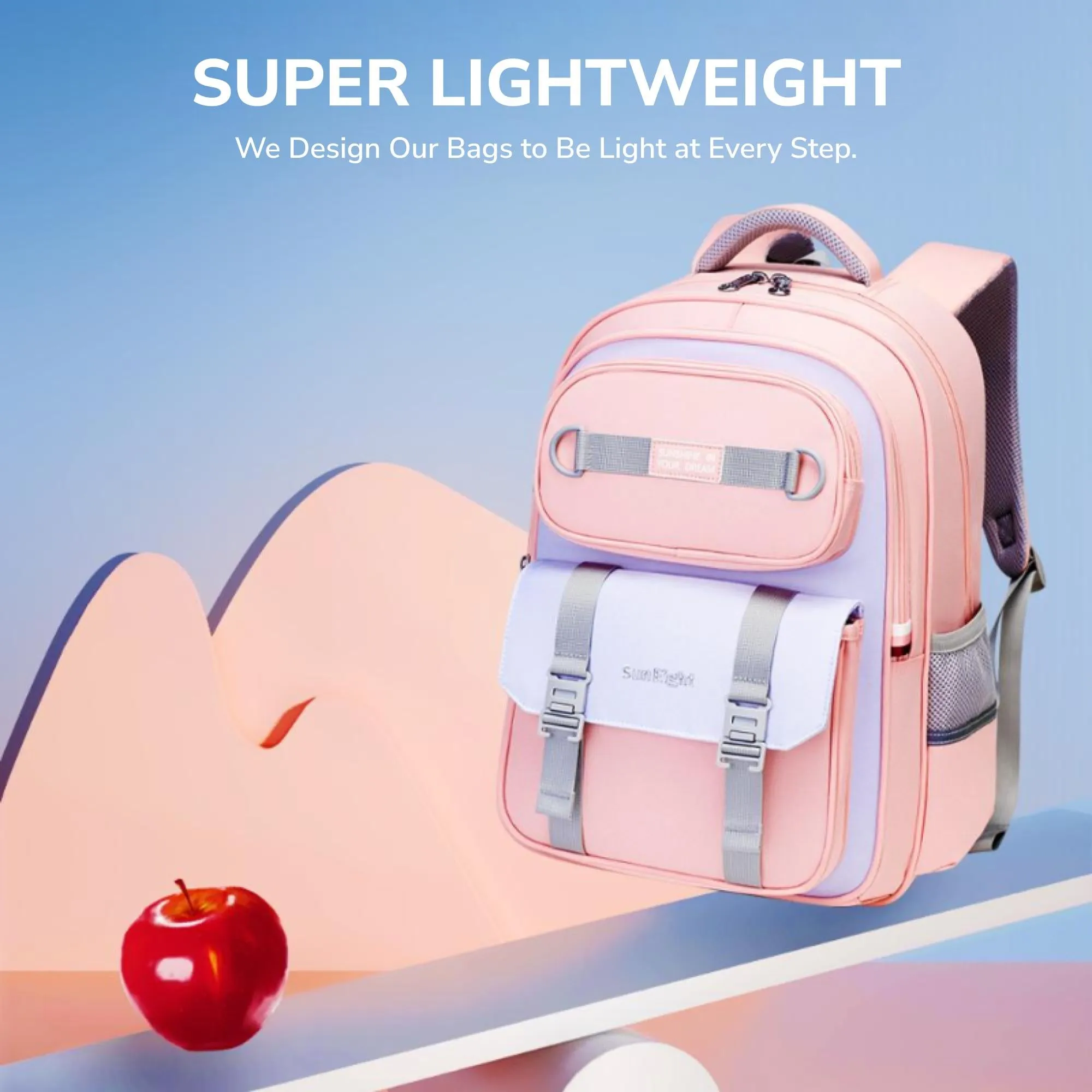 Sun Eight Middlez Ergonomic Spine Protection Primary School Bag