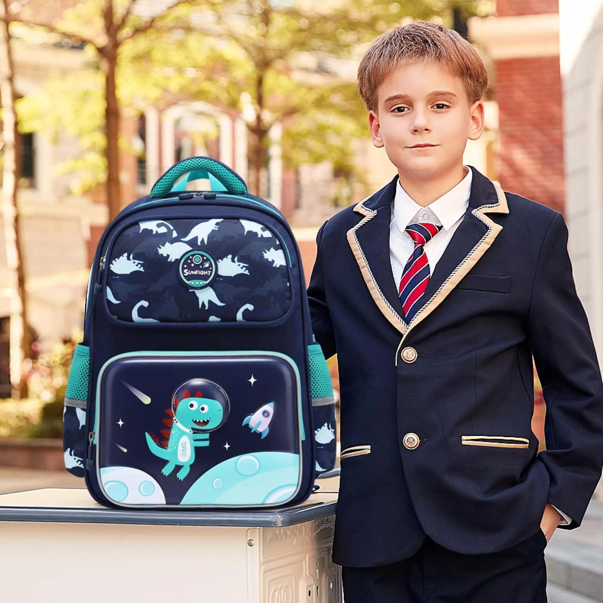 Sun Eight Snazz Ergonomic Spine Protection Primary School Bag