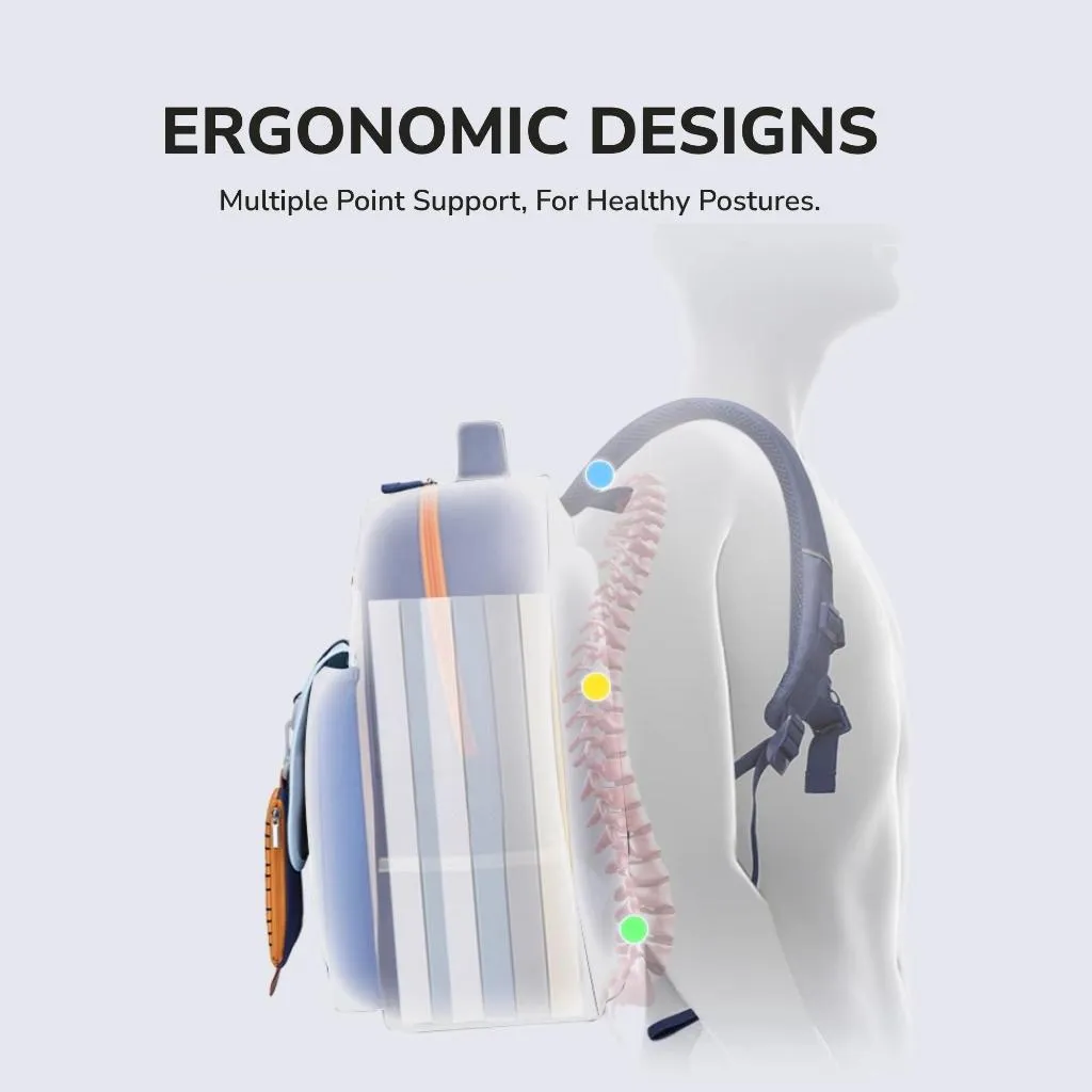 Sun Eight Tales Ergonomic Spine Protection Primary School Bag