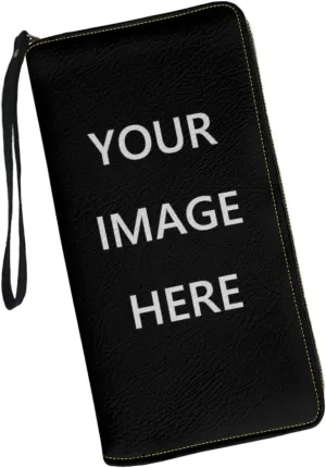 Sunflower Wallet for Women Around Zipper Long Purse Travel Clutch Bag
