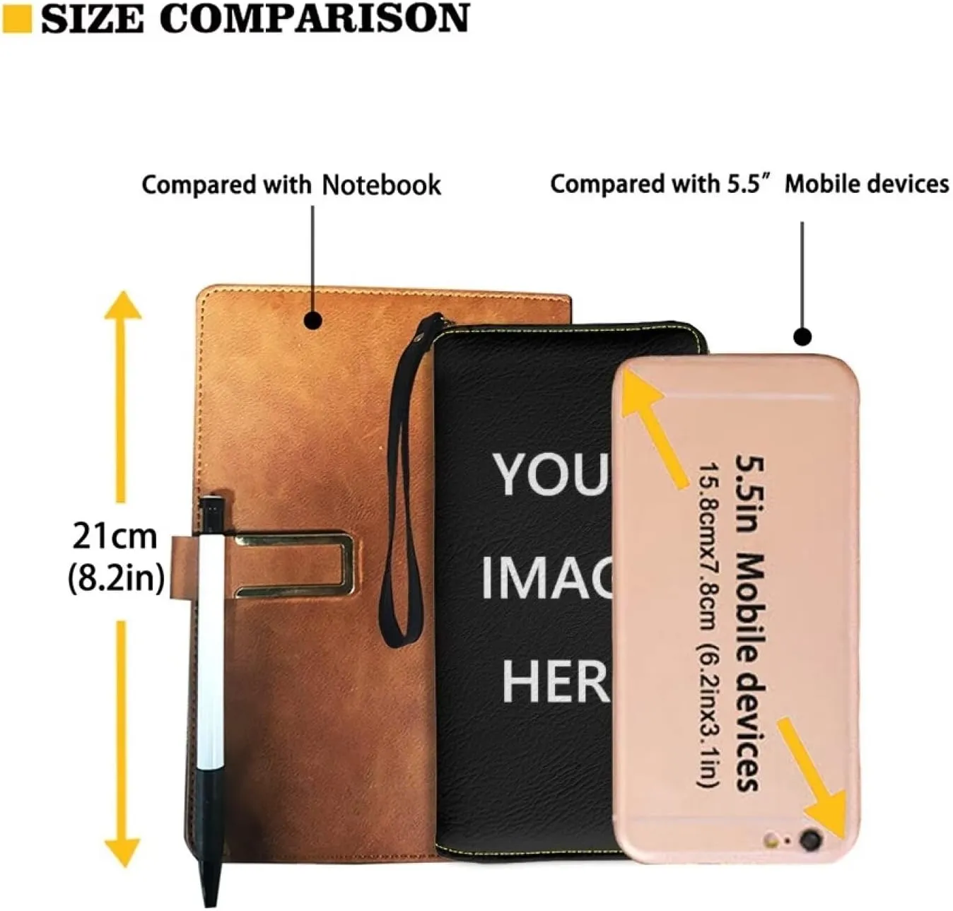 Sunflower Wallet for Women Around Zipper Long Purse Travel Clutch Bag