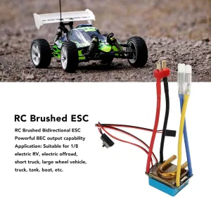 SUNGOOYUE RC Bidirectional ESC, 480A T Multiple RC ESC for 1/8 Electric Truck Boat