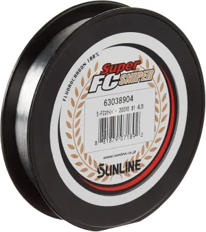 Sunline 63038924 Super FC Sniper Fluorocarbon Line (Natural Clear 165 Yard 25 Pound)